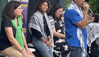 200 personnes à la rencontre de l’eurodéputée Rima Hassan, à Rennes