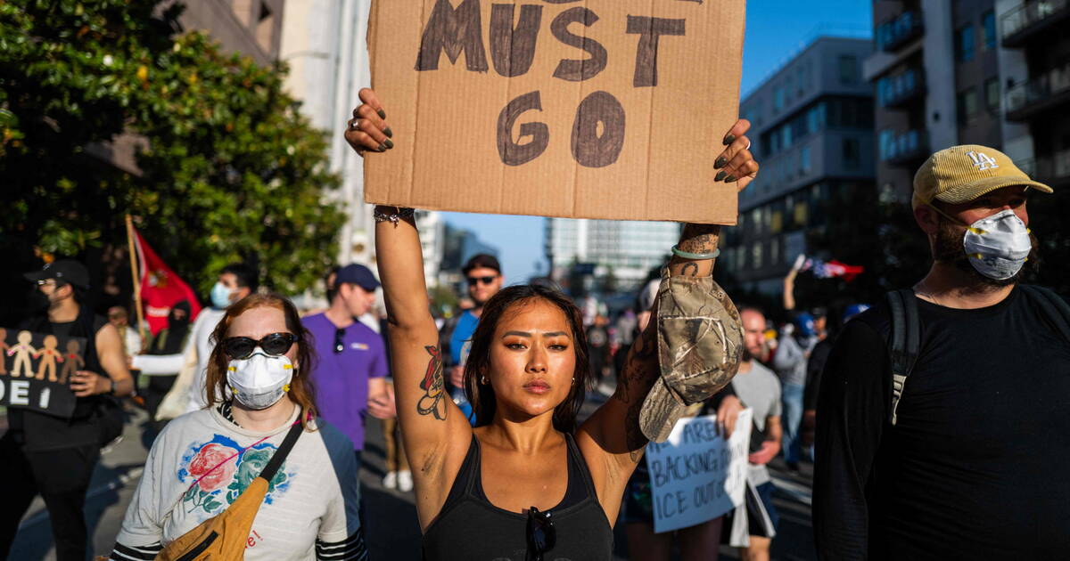 à Los Angeles, l’entrée en vigueur du couvre-feu conduit à des centaines d’arrestations – Libération
