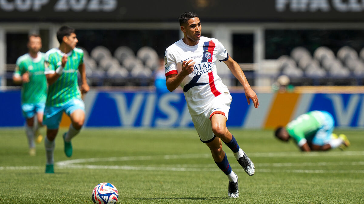 PSG : infatigable et multifonction, Achraf Hakimi, le super attaquant de Paris