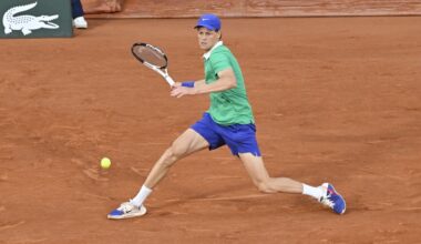 Roland Garros > Sinner à l'entraînement avec la pépite du tennis français avant sa finale contre Alcaraz