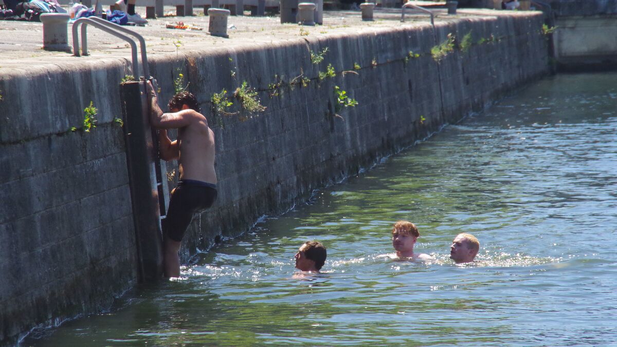 Baignade dans la Seine à Paris : avec la canicule, difficile de lutter contre les plongeons interdits