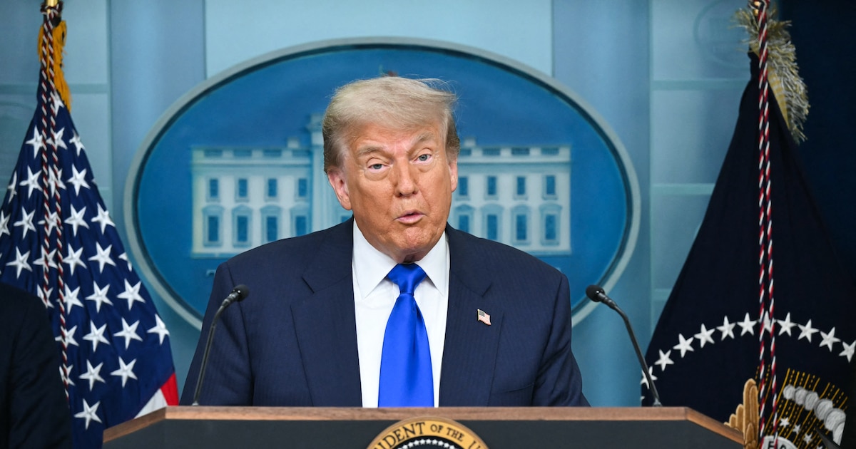 Donald Trump, à la Maison-Blanche, vendredi 27 juin 2025.