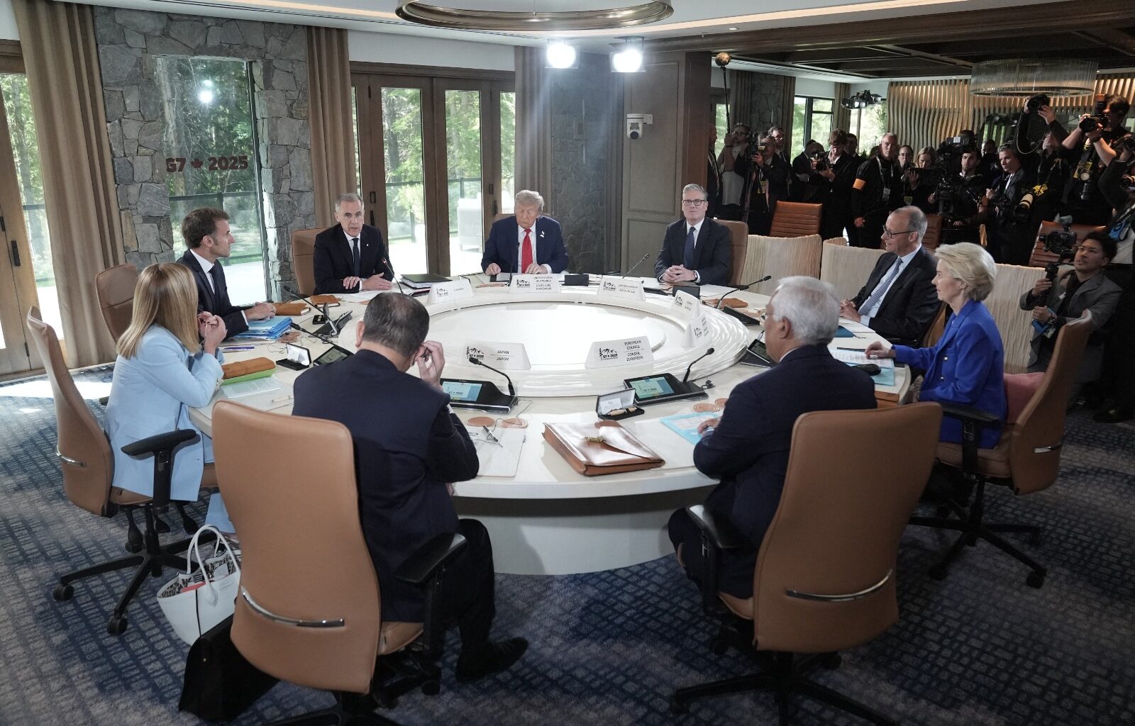 Les dirigeants du G7.