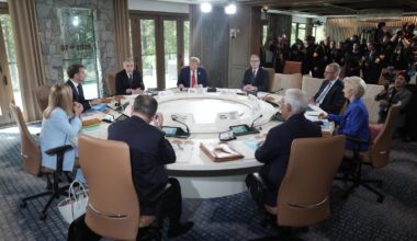 Les dirigeants du G7.