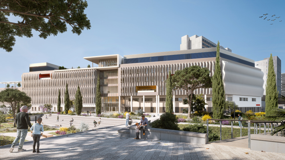 le nouvel hôpital femmes-parents-enfants se dessine à la Timone à Marseille