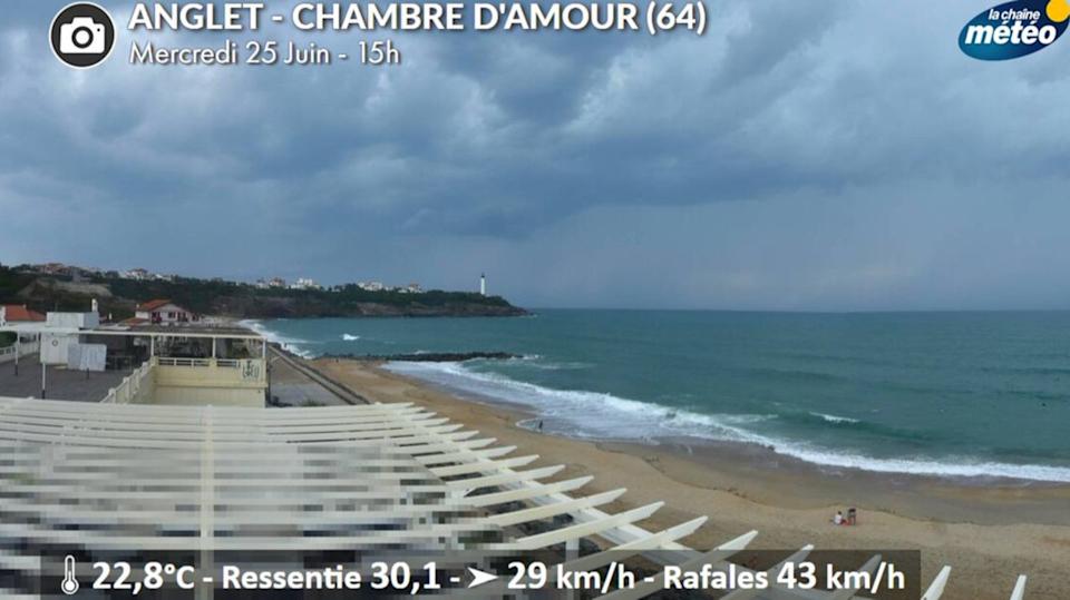 Ciel d'orage à Anglet (64)
