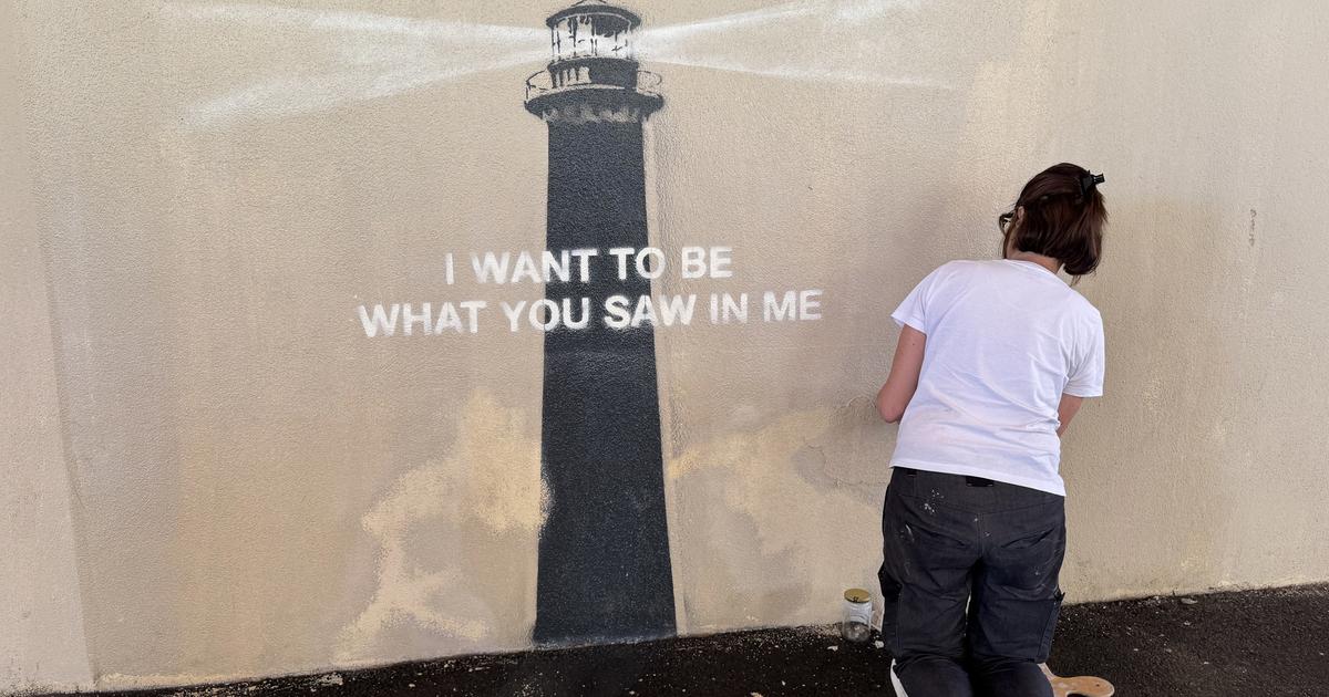 le Banksy à Marseille brièvement dégradé puis remis en état
