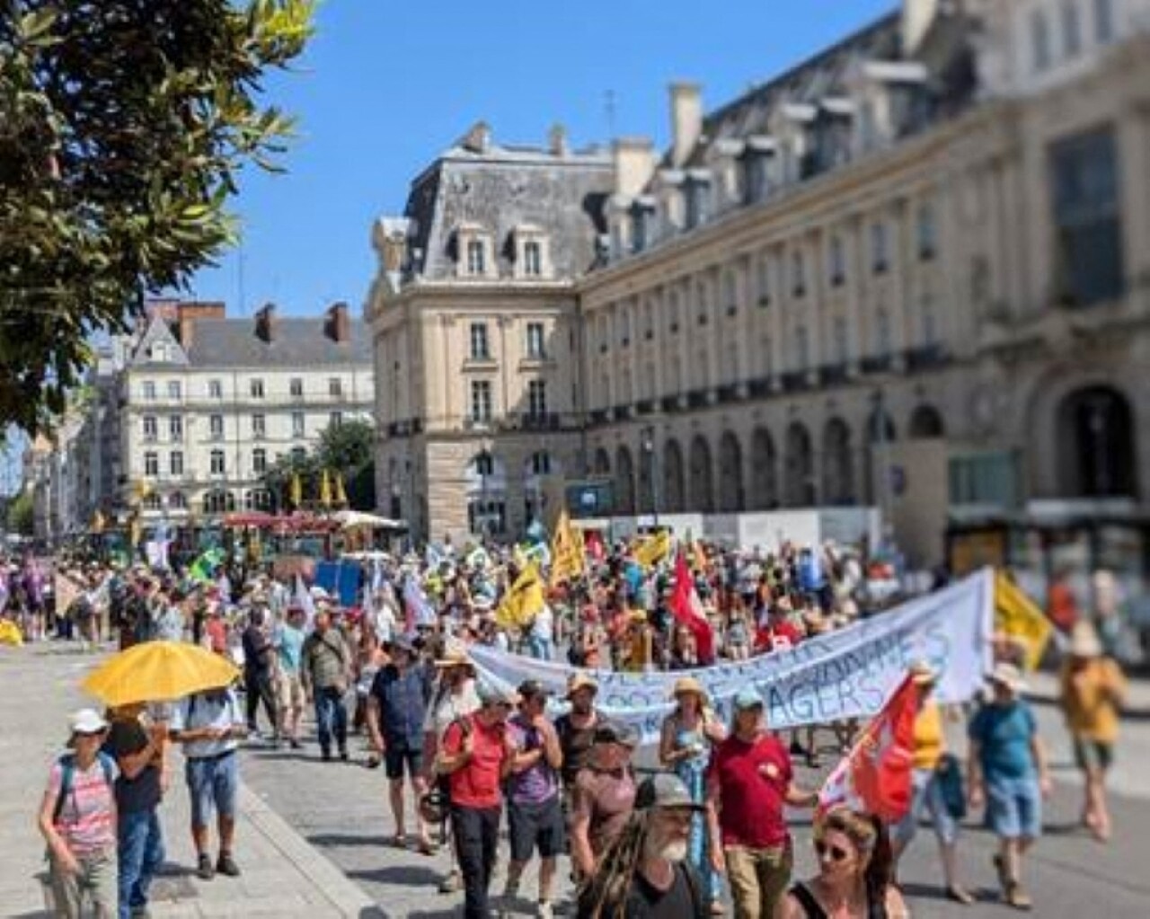 À Rennes, 1 000 voix contre la loi Duplomb et pour l’agriculture paysanne