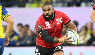 «Je suis retombé amoureux du rugby à Toulon», confie Kyle Sinckler, le pilier anglais de Toulon