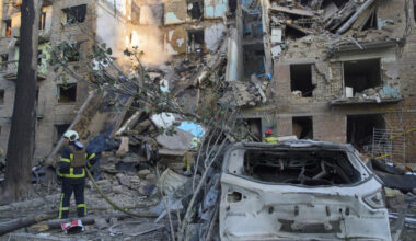 des bombardements «massifs de missiles et de drones» sur Kiev font au moins sept morts