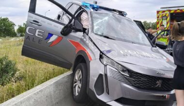 Toulouse. L'automobiliste percute la police, qui fait plusieurs tonneaux : trois blessés