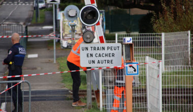 percuté par un train à un passage à niveau, un piéton trouve la mort