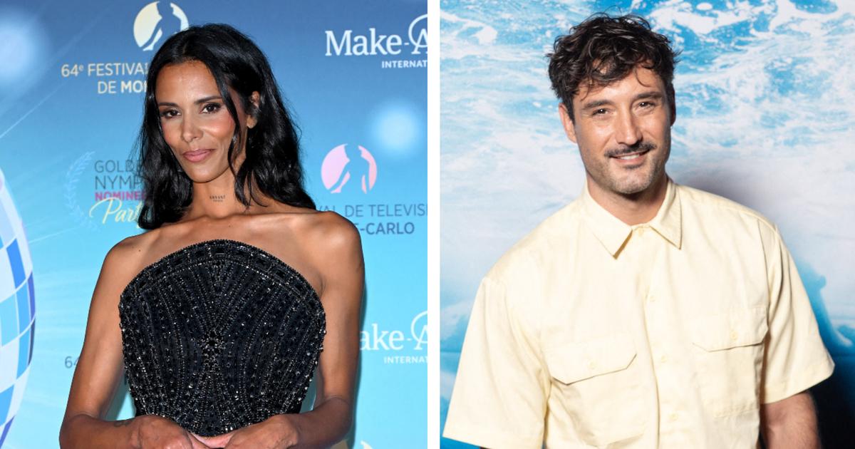 Maxi décolleté et jambes interminables pour Shy’m sur le tapis rouge de Monte-Carlo, non loin de Jérémy Frérot