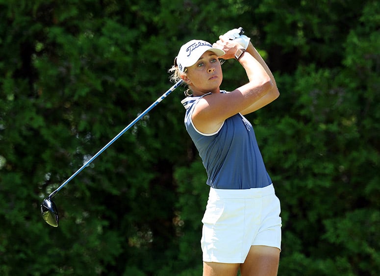 A un coup de la tête, Roussin-Bouchard peut rêver d'un premier succès sur le LPGA Tour