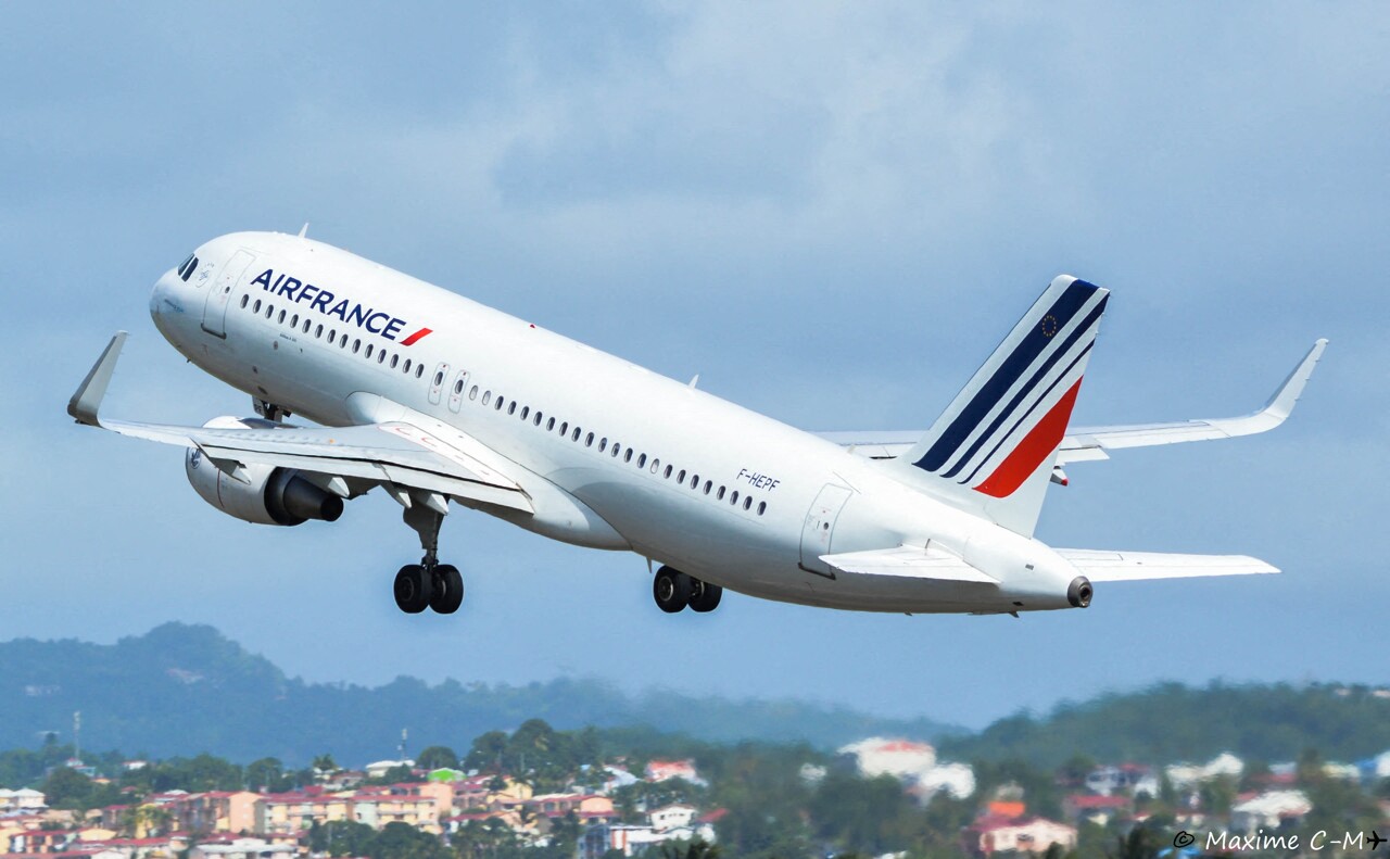 Un vol d'Air France Paris