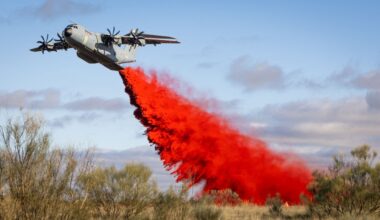 Airbus. Les spectaculaires essais de largage de l'A400M, transformé en avion anti-incendie