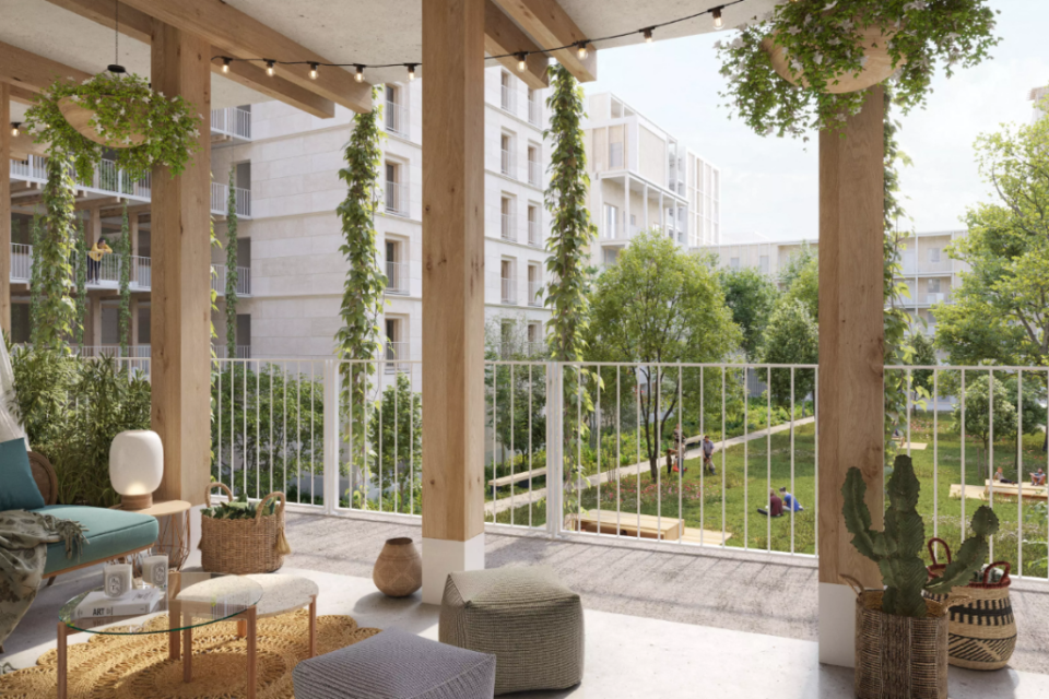 Le projet Alma Petra propose 125 logements dans le quartier de Gerland à Lyon.