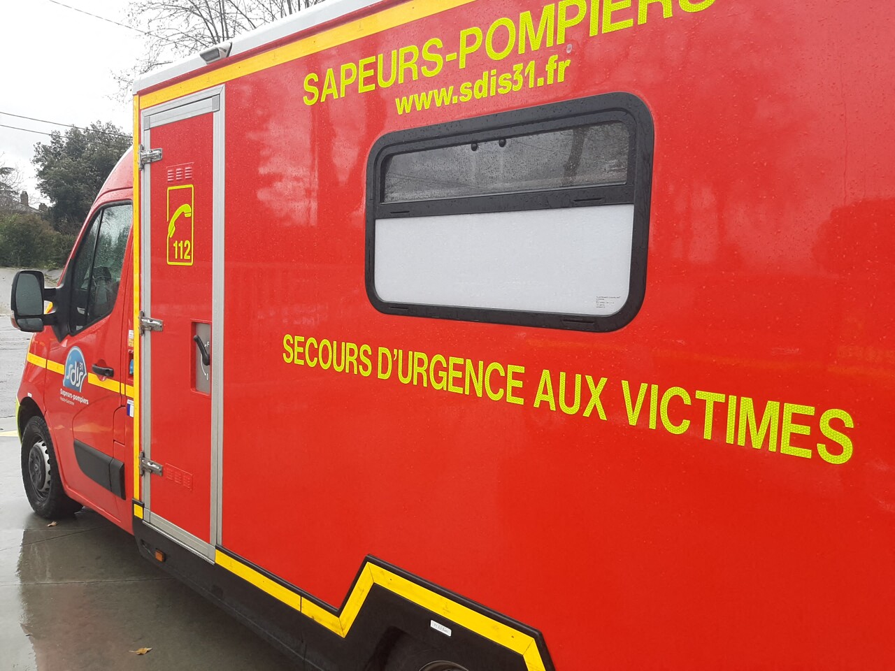 deux victimes et l'hélicoptère du SAMU envoyé sur place