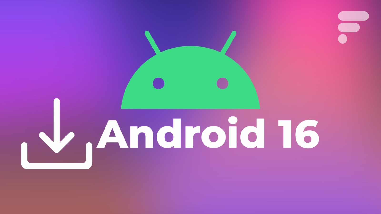 vous pouvez télécharger la mise à jour sur votre smartphone compatible