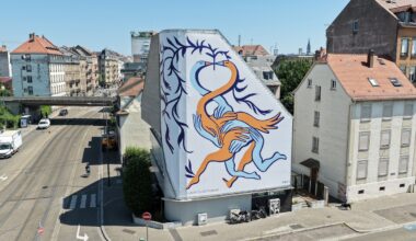 à Strasbourg, une nouvelle fresque de 200 m2 se dévoile