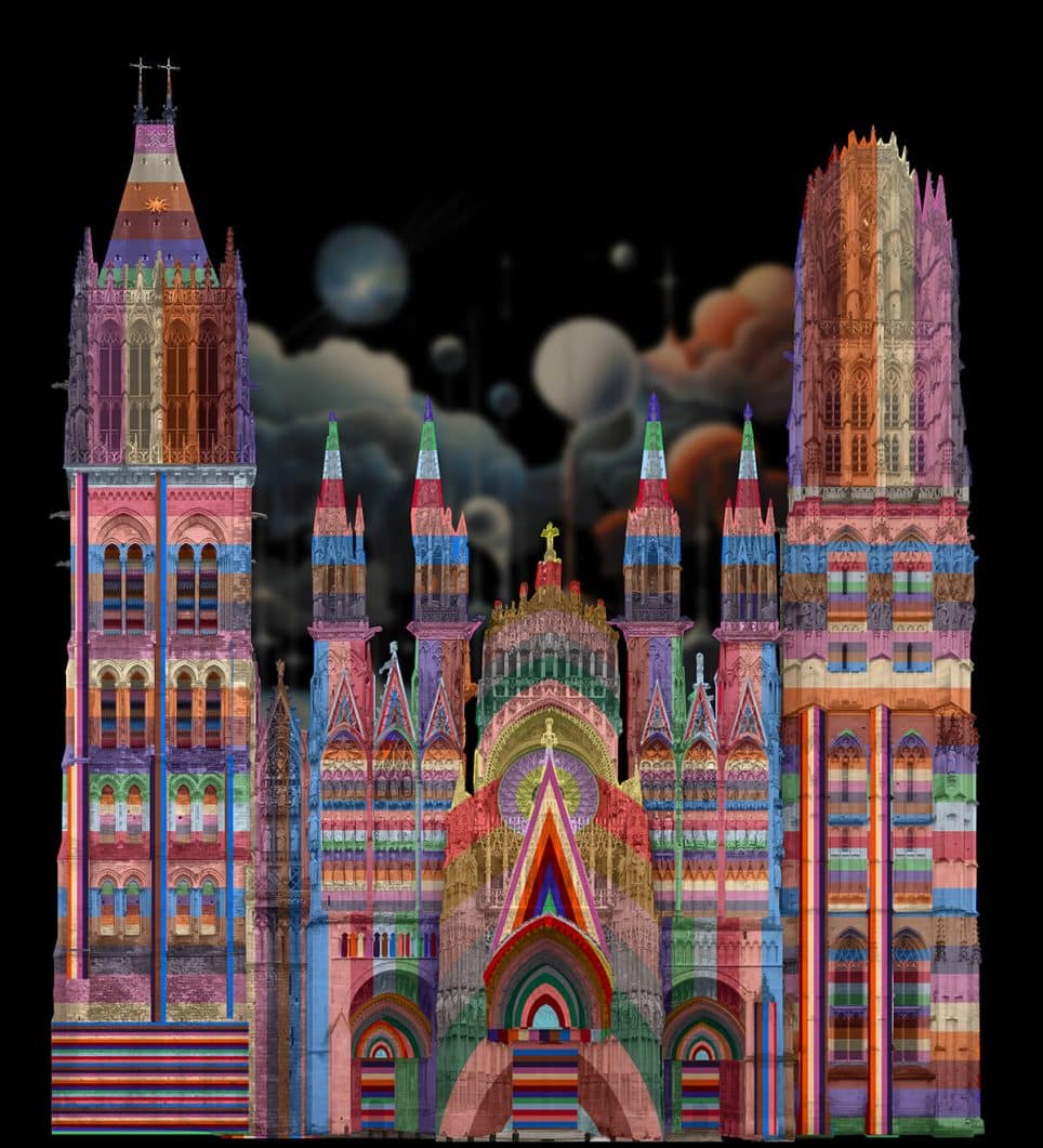 Barbara Butch mixera devant la Cathédrale Rouen le 21 septembre 2024 lors de la clôture du Festival Normandie Impressionnsite