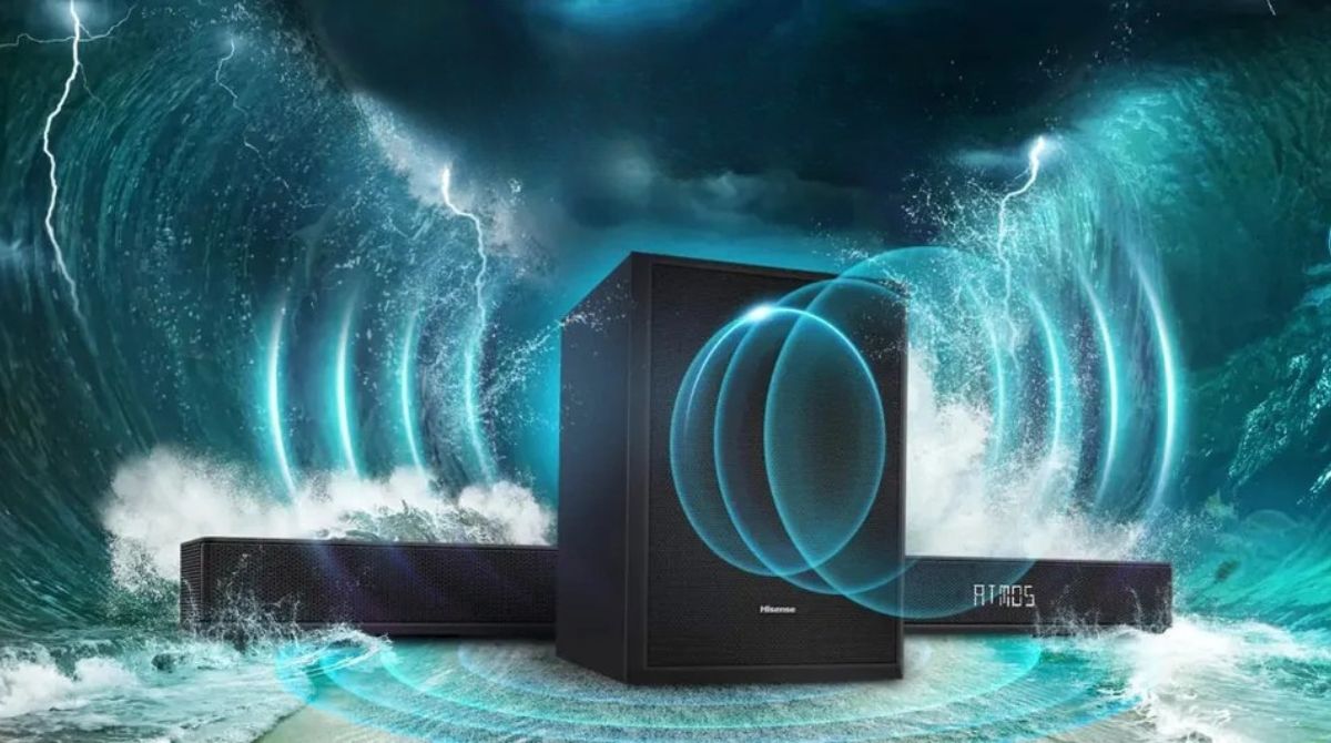 basses des enceintes Hisense AX5125H