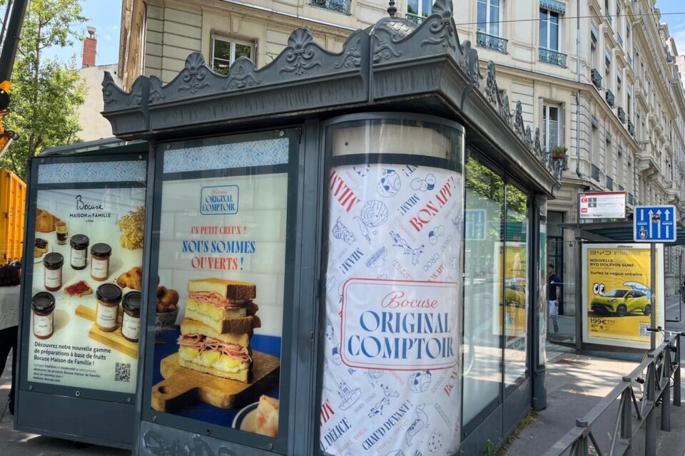Bocuse Original Comptoir a ouvert dans un kiosque à journaux de la Ville de Lyon.