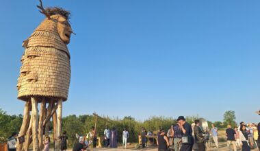 Le Berger des Coux, premier géant de bois de la Vallée de l'Yon