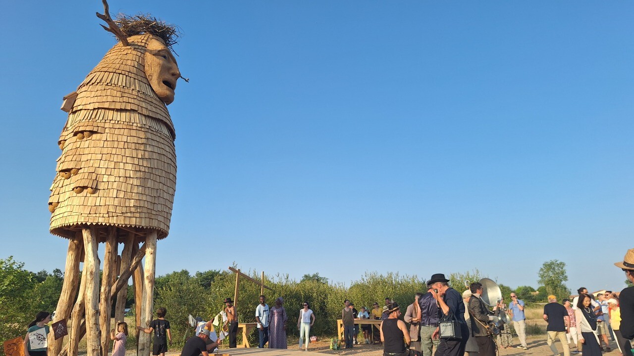 Le Berger des Coux, premier géant de bois de la Vallée de l'Yon