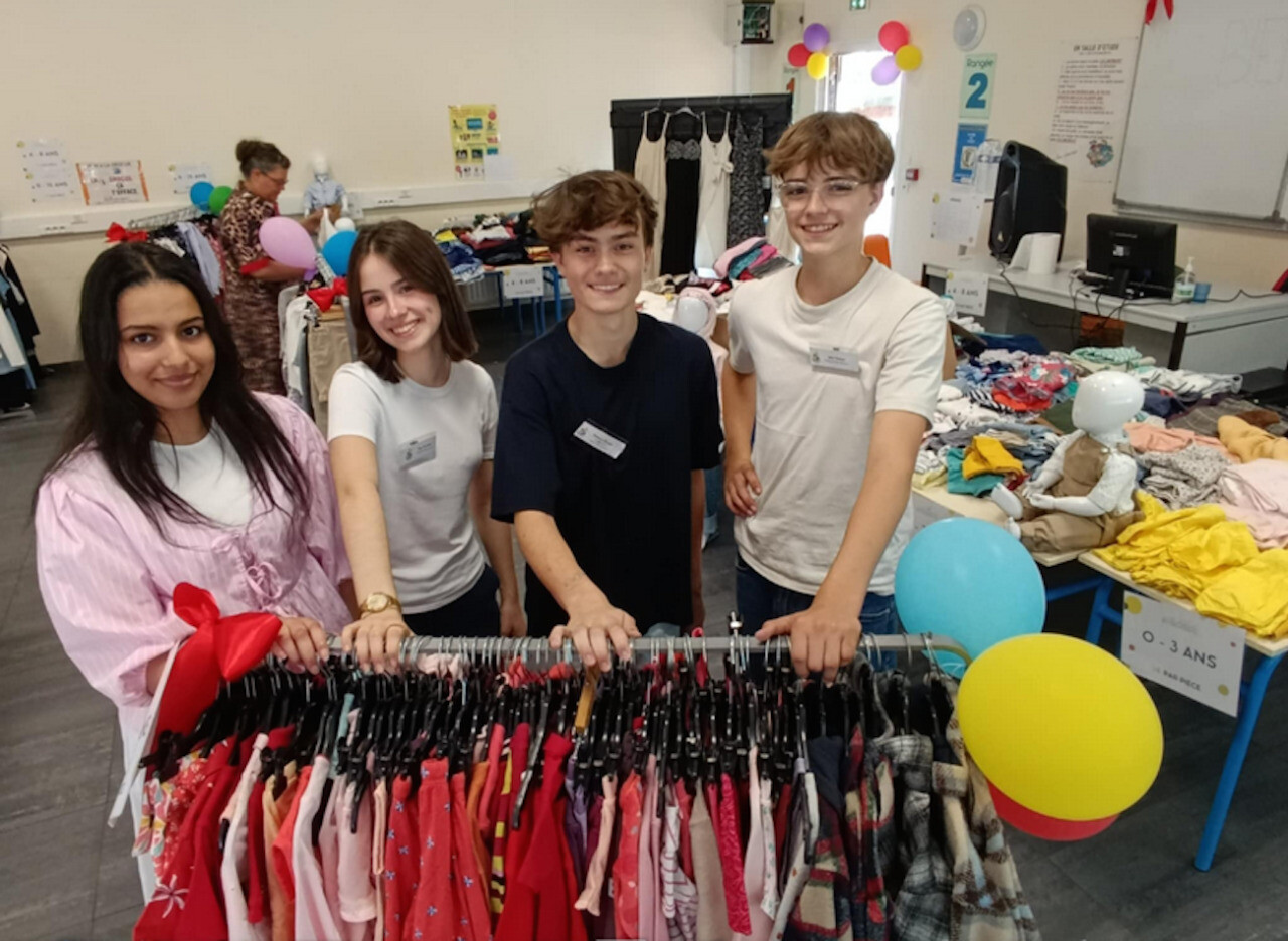 des élèves de Saint-Exupéry acteurs du « P'tit shop solidaire »