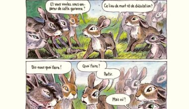 la grandiose épopée de lapins sauvages sur le périlleux chemin de l’exil