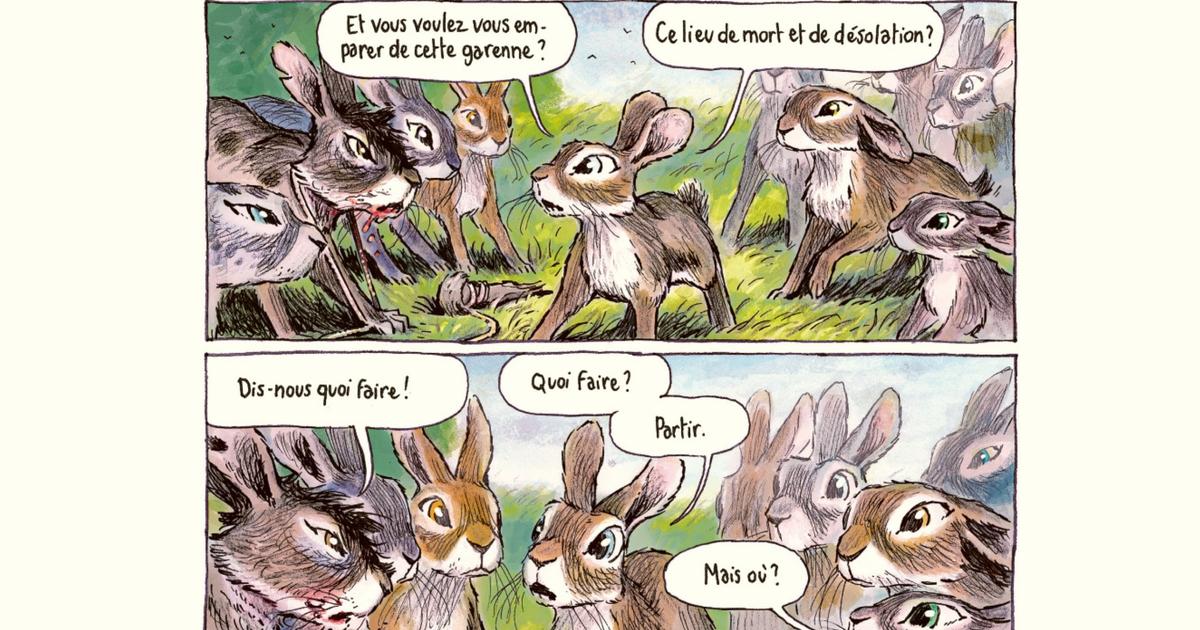 la grandiose épopée de lapins sauvages sur le périlleux chemin de l’exil