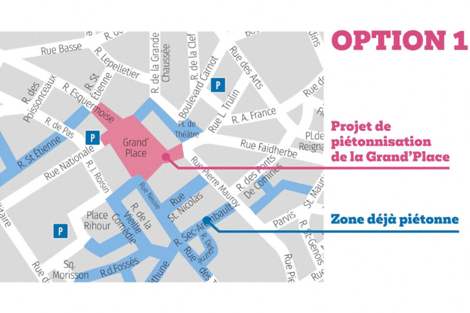 pietonnisation grand place ville de lille 1