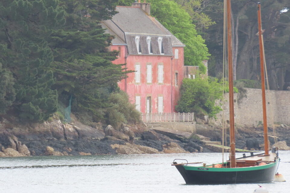 La Maison rose dans le Golfe du Morbihan à Séné