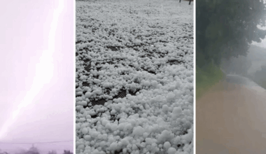 Météo. Des orages violents s'abattent sur ces communes du Rhône avec d'énormes grêlons