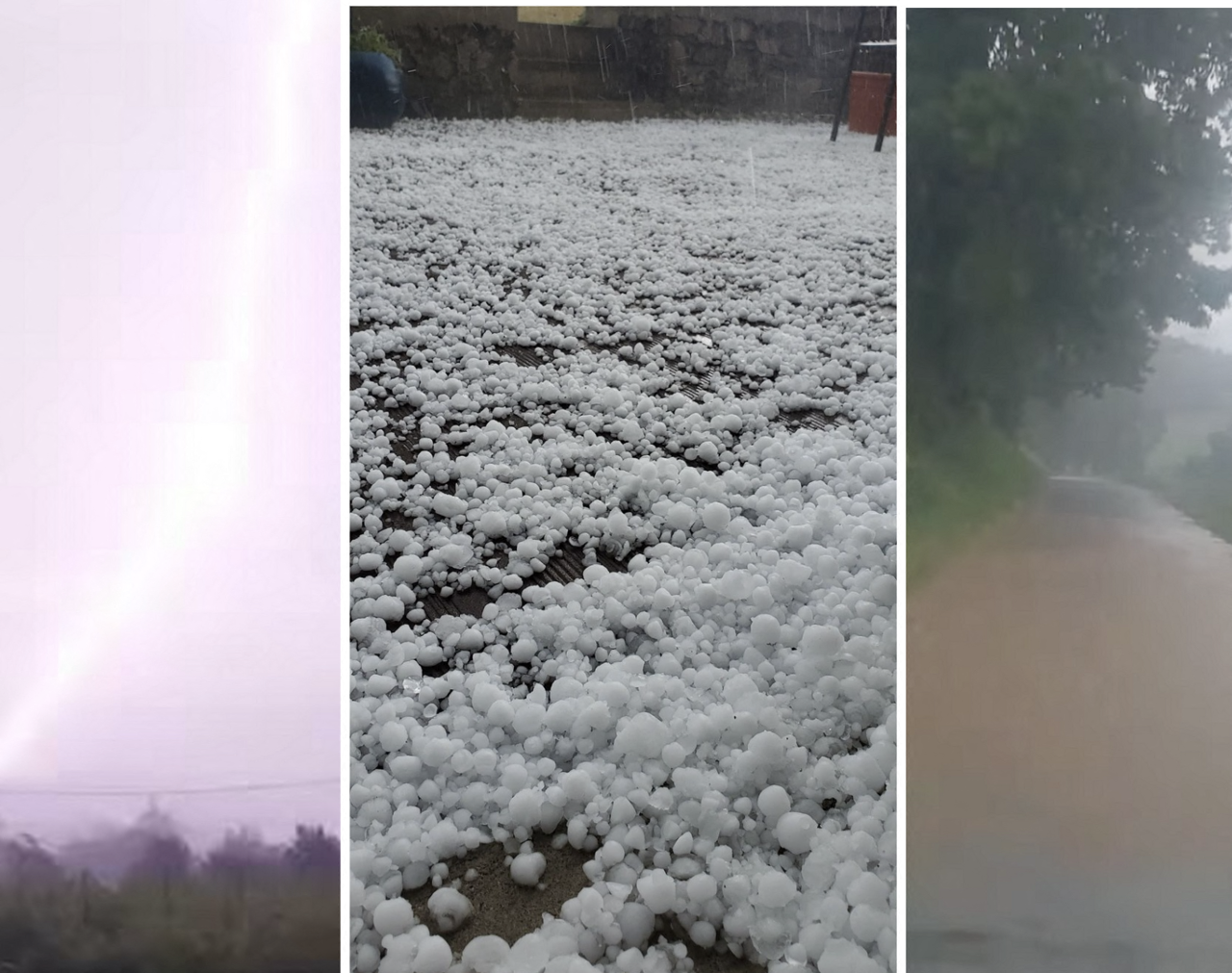 Météo. Des orages violents s'abattent sur ces communes du Rhône avec d'énormes grêlons