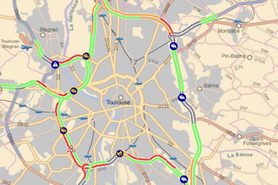 La situation sur les routes toulousaines ce mercredi 11 juin 2025