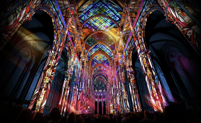 Cathédrale mapping Luminiscence spectacle immersif (4)