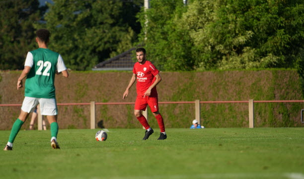 Cazim Suljic, qui a retrouvé le groupe nancéien en fin de saison après sa blessure aux ligaments croisés, sera un des éléments de l'entrejeu nancéien. Photo ASNL