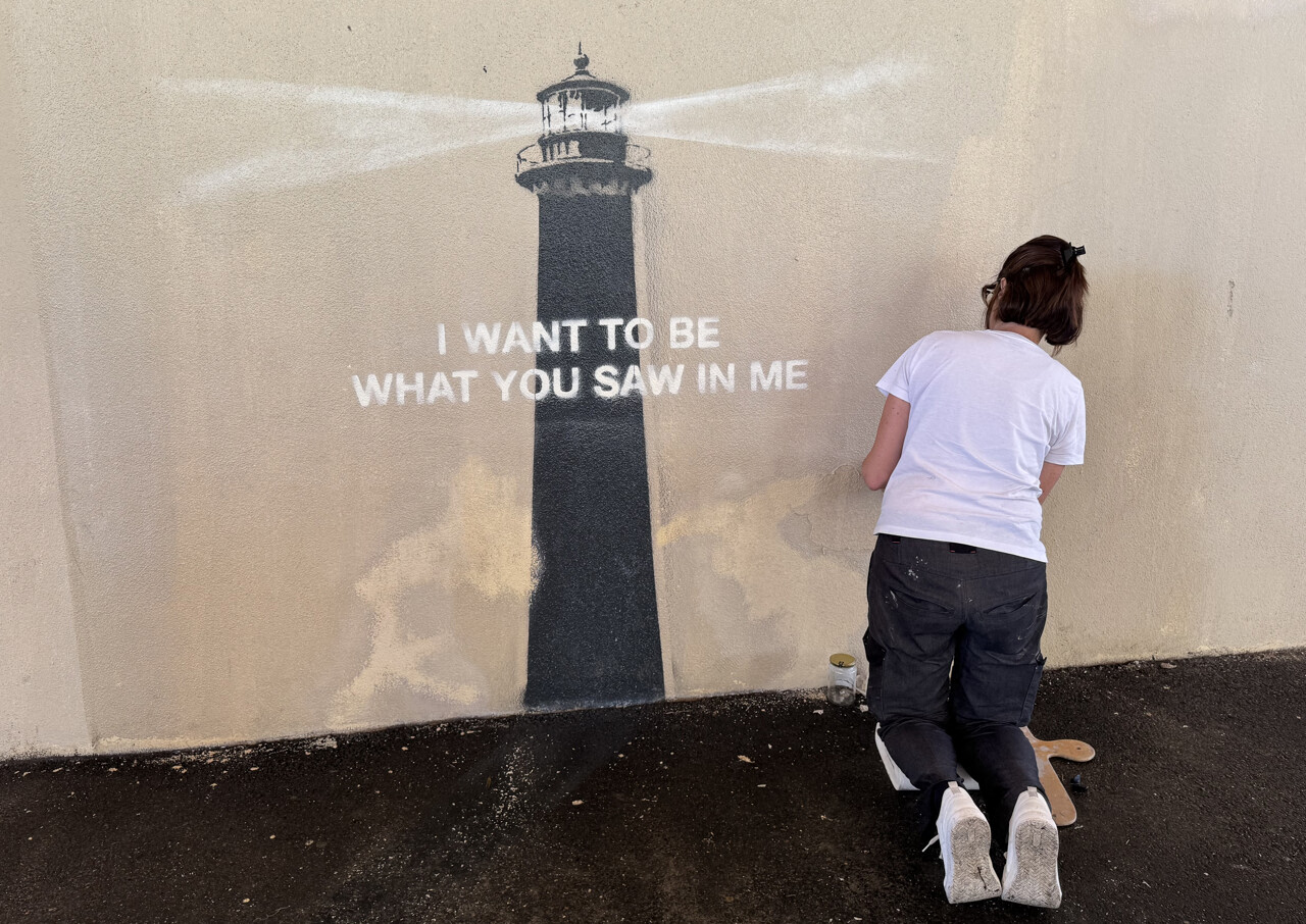 L'œuvre de Banksy à Marseille déjà dégradée
