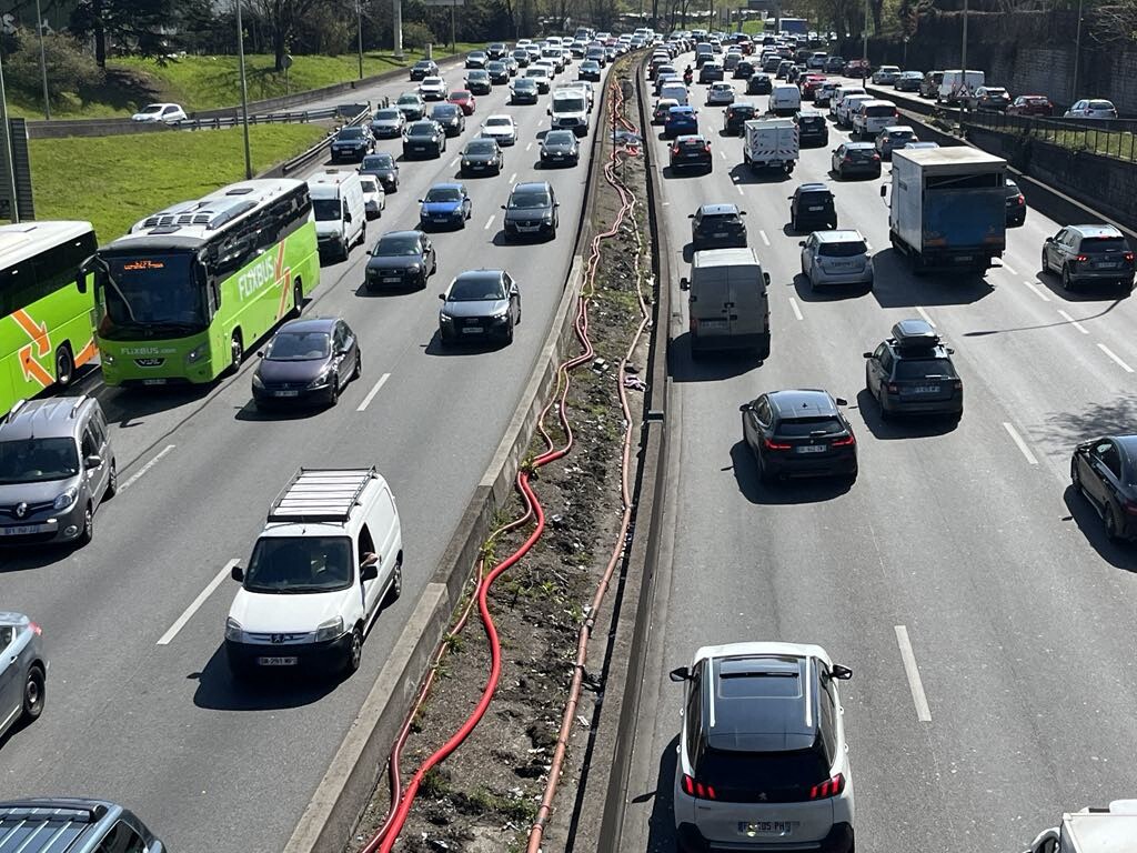 Journée noire sur les routes d'Île-de-France, des bouchons hors norme juste avant le week-end