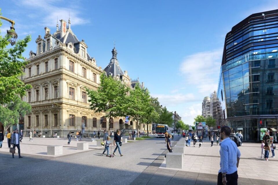 Les futurs aménagements du secteur Cordeliers avec la fin de la circulation des voitures d'ici 2025.