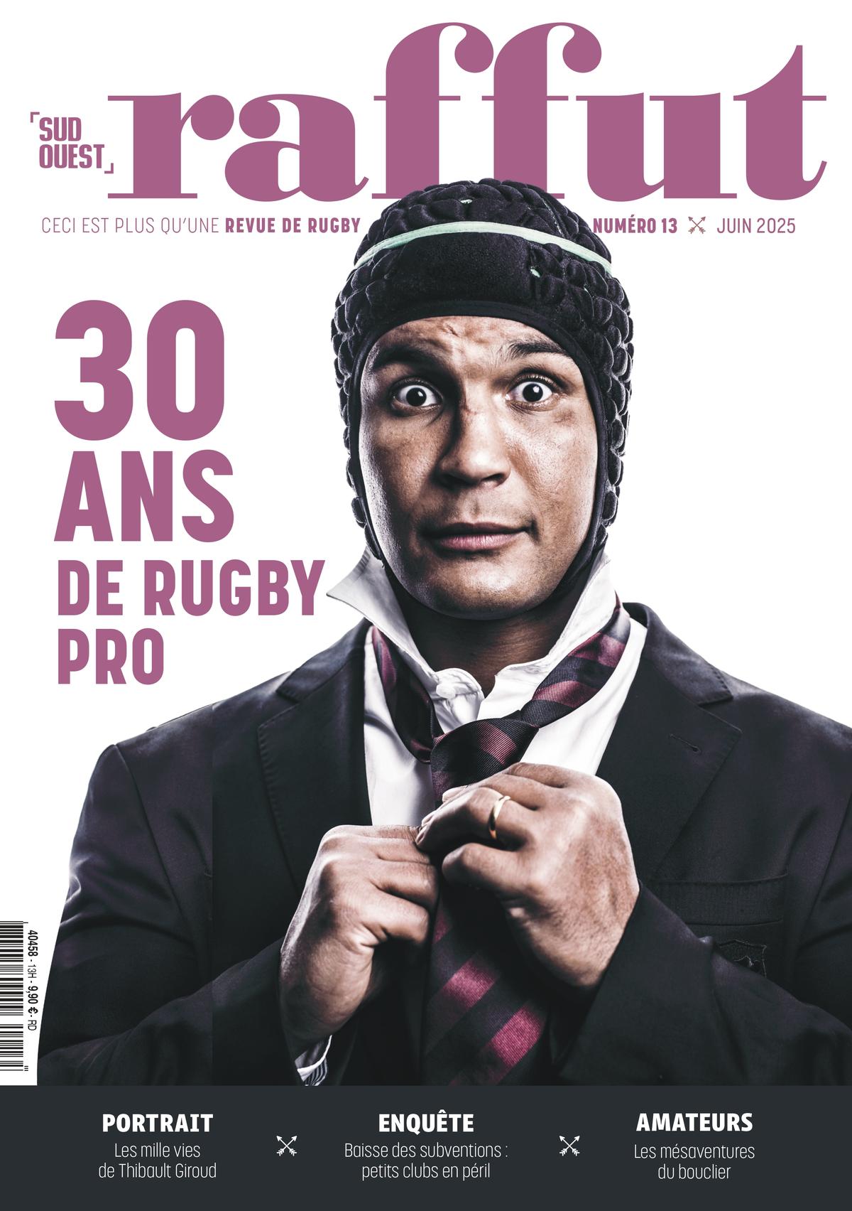 Couverture de « Raffut » numéro 13, en kiosque depuis juin 2025.