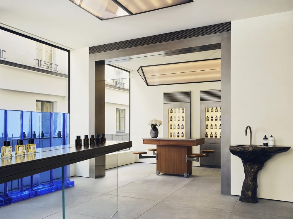 A l'intérieur de la boutique Matière Première