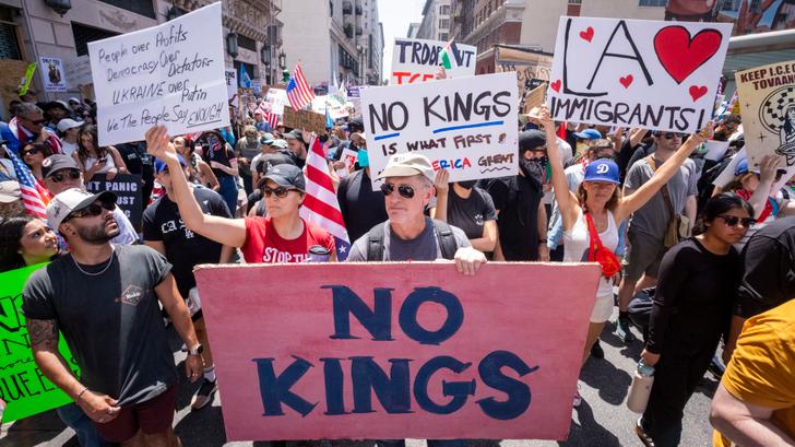 La manifestation « No Kings » a fait le plein à Los Angeles samedi 14 juin.
