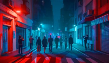 Illustration de rumeurs d'une épidémie de zombies en Chine amplifiées par des vidéos virales. Image réalisée par IA.