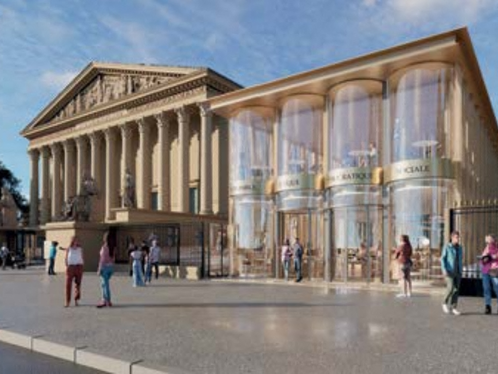 Paris. À l'Assemblée nationale, les vieilles pierres vont-elles bientôt laisser place à une verrière moderne ?