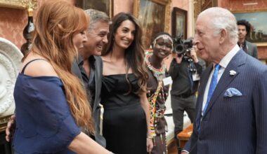 La photo d’Amal et George Clooney en compagnie du roi Charles III, what else ?