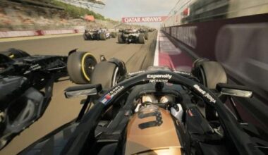 Aussi « spectaculaire » qu’« outrageusement ringard », F1 s’élance à toute vitesse et frôle la caricature