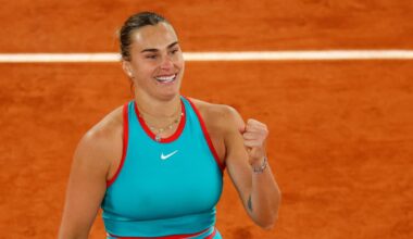 Sabalenka fait chuter Swiatek, triple tenante du titre